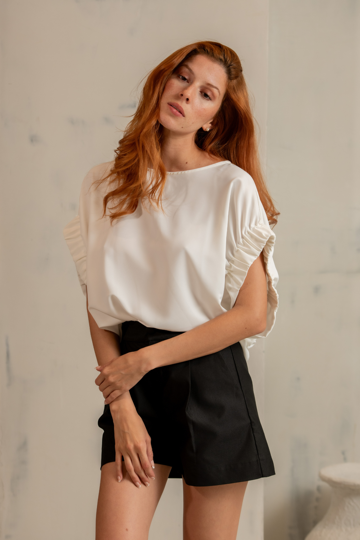 MESSINA TOP -MARFIL