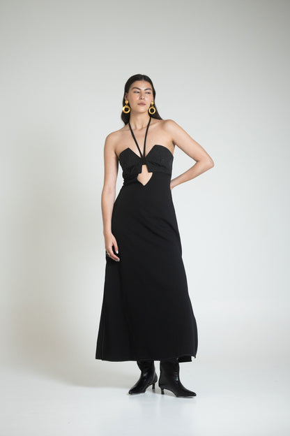 MONTPELLIER DRESS - NEGRO