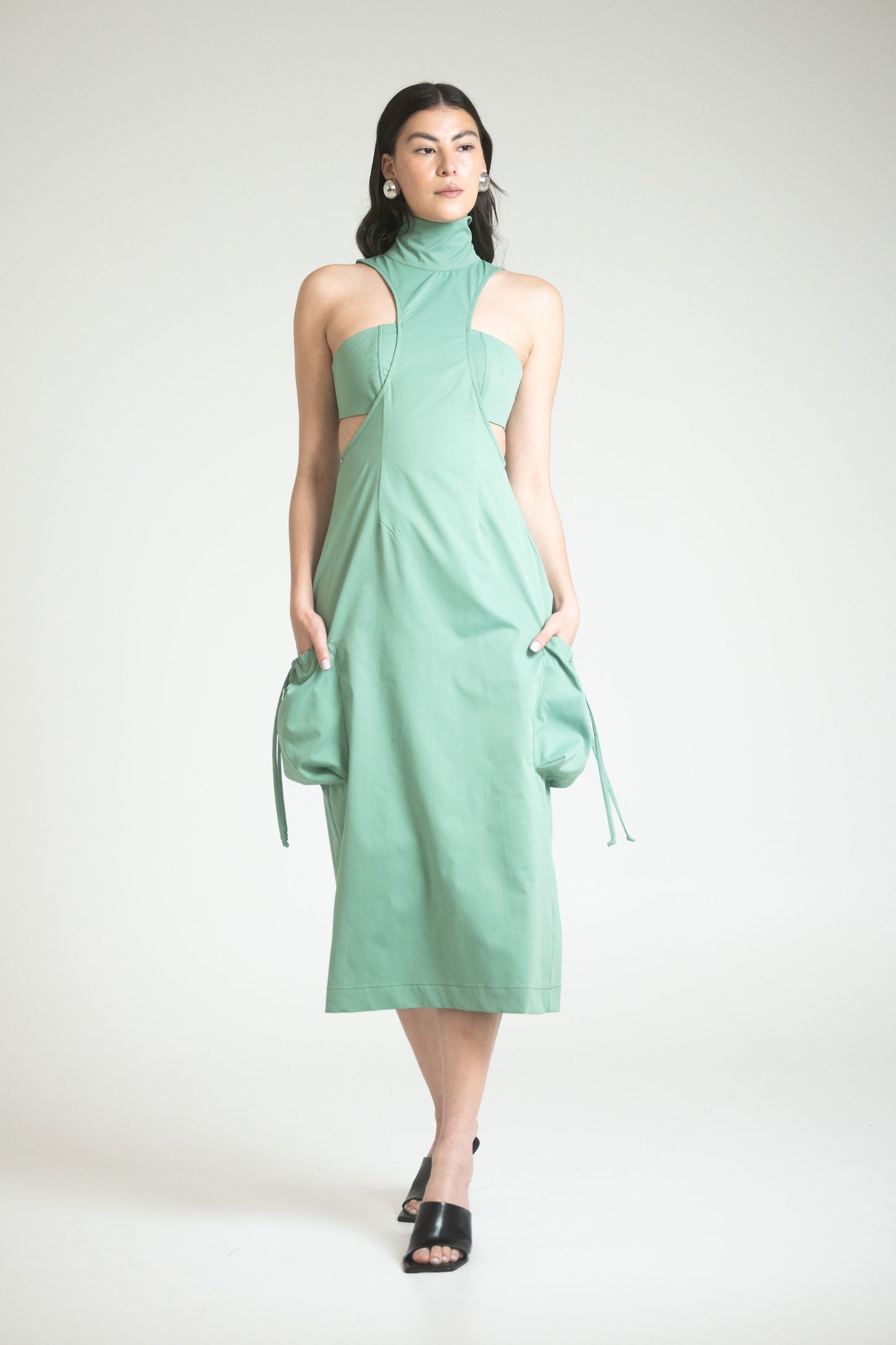 KOPER DRESS - GREEN