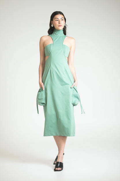 KOPER DRESS - VERDE