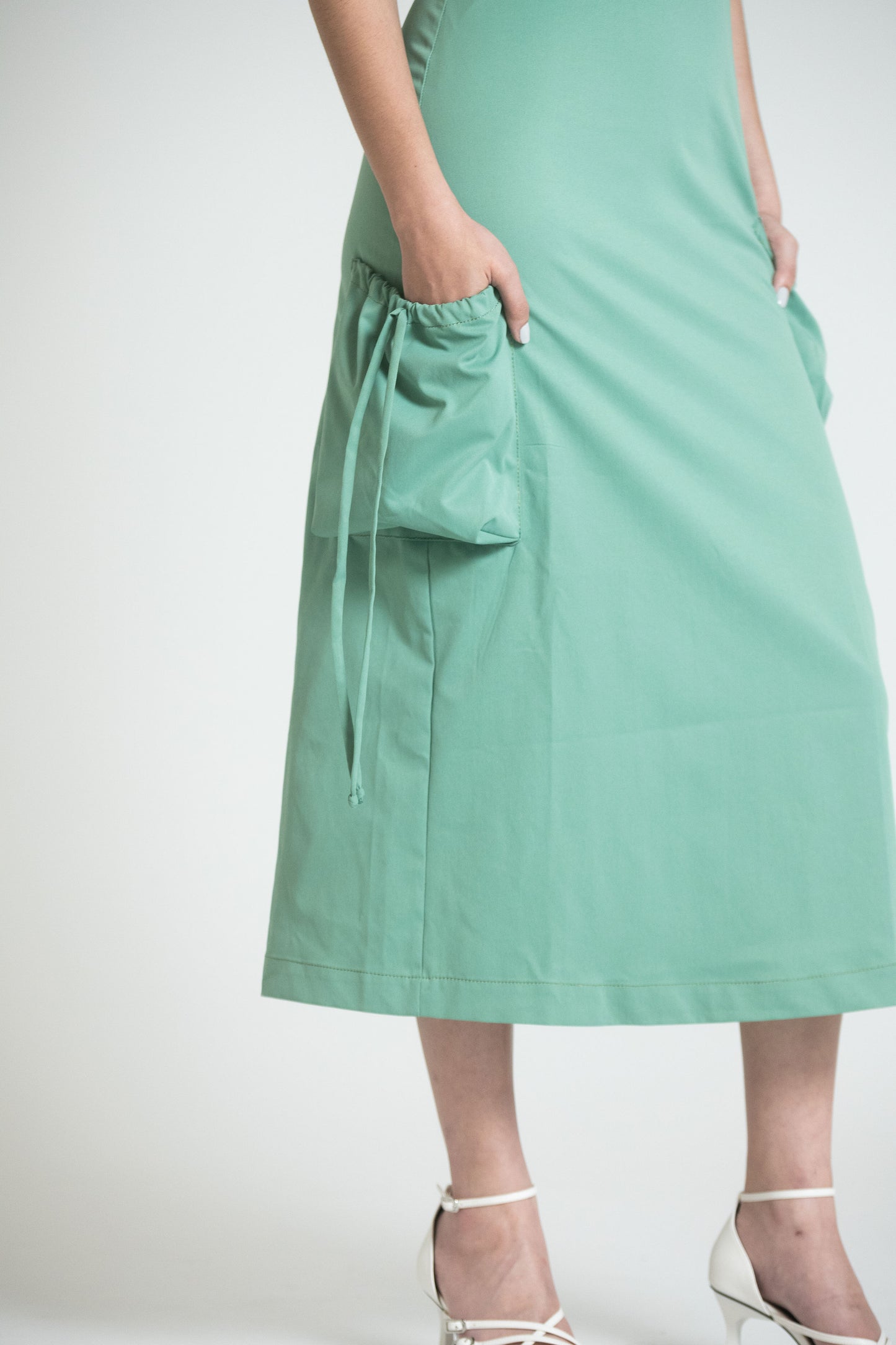 SPLIT DRESS - VERDE