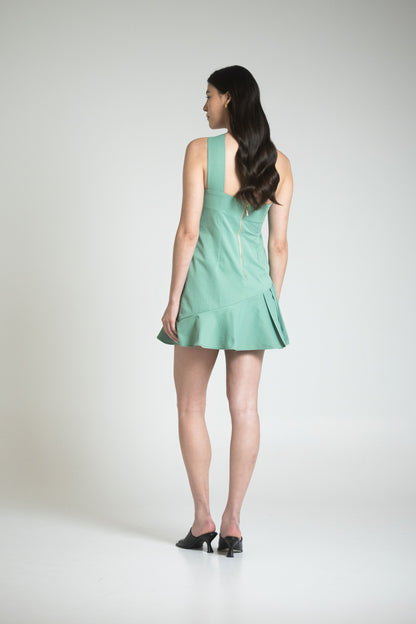 CATANIA MINI DRESS - VERDE