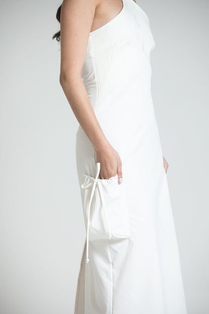 SPLIT DRESS - IVORY