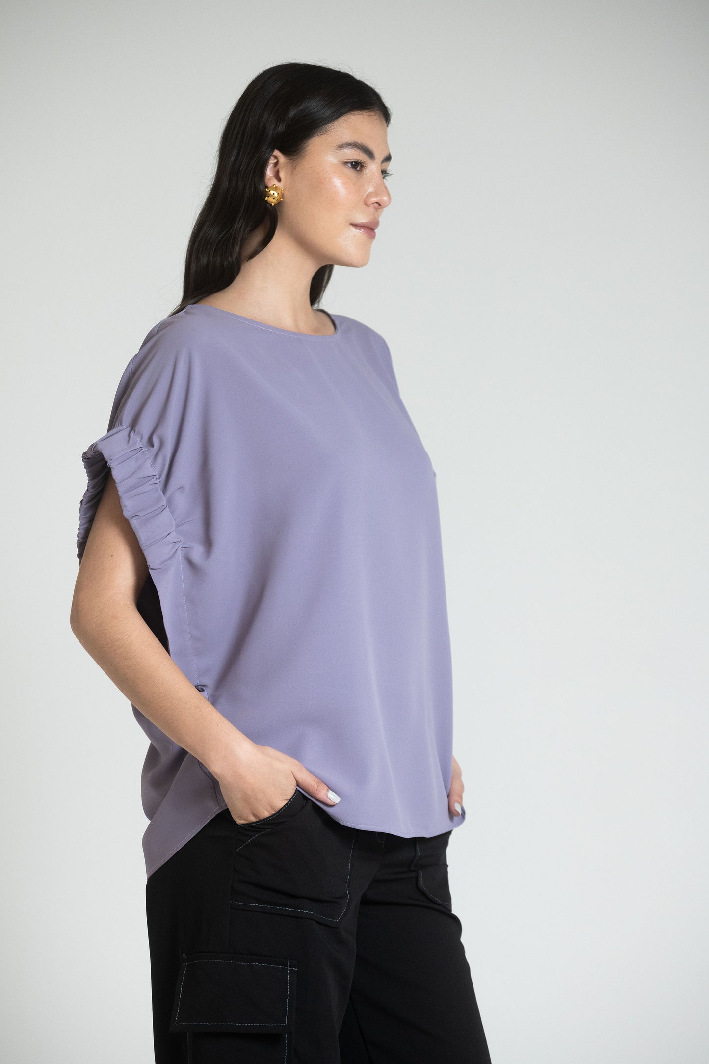 MESSINA TOP - LILAC