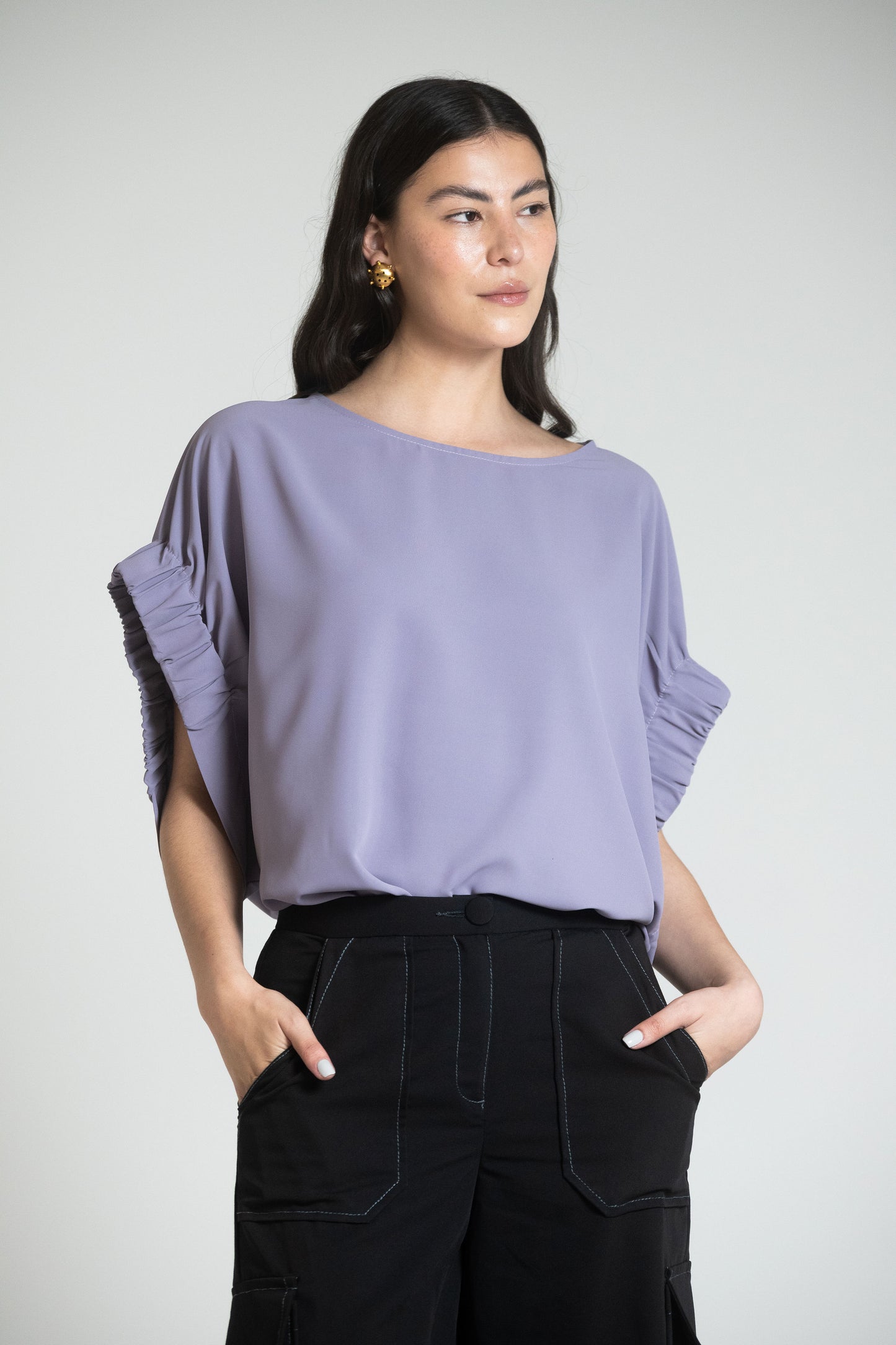 MESSINA TOP - LILAC