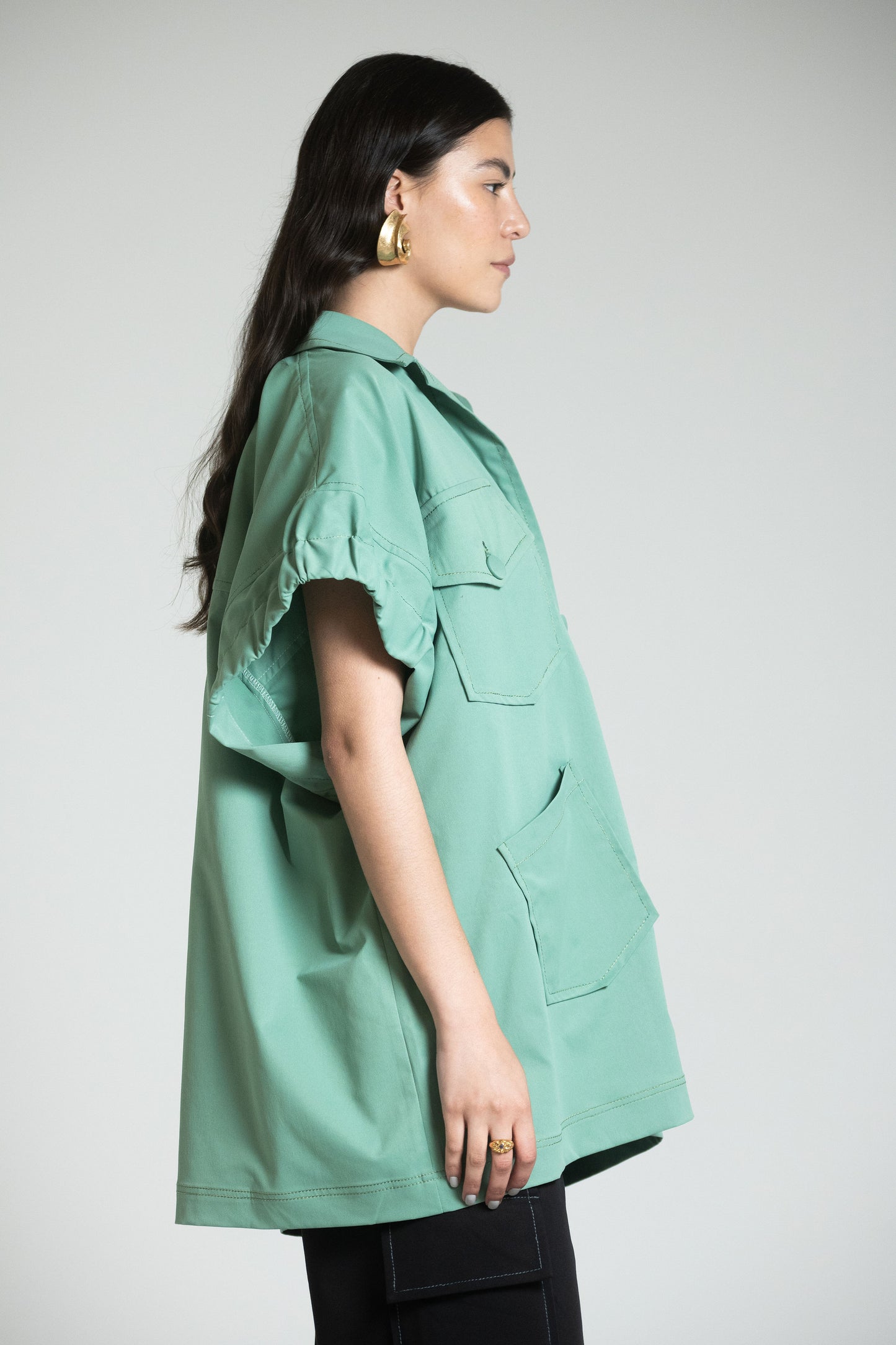 CAGLIARI JACKET DRESS - GREEN