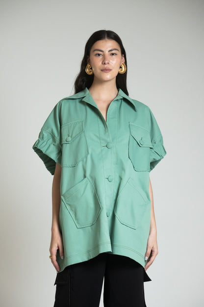 CAGLIARI JACKET DRESS - VERDE